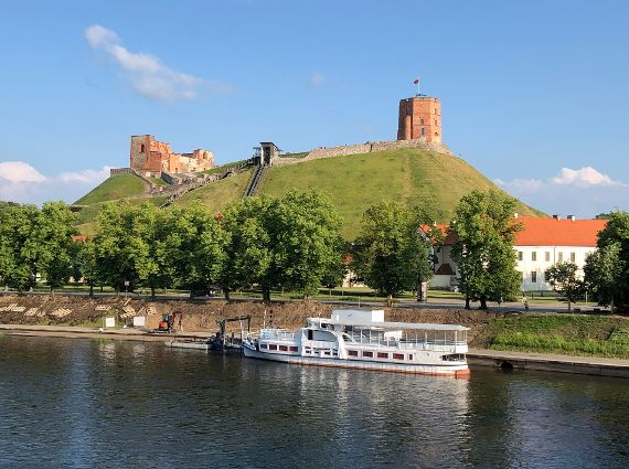 Gediminas-Turm und Obere Burg in Vilnius